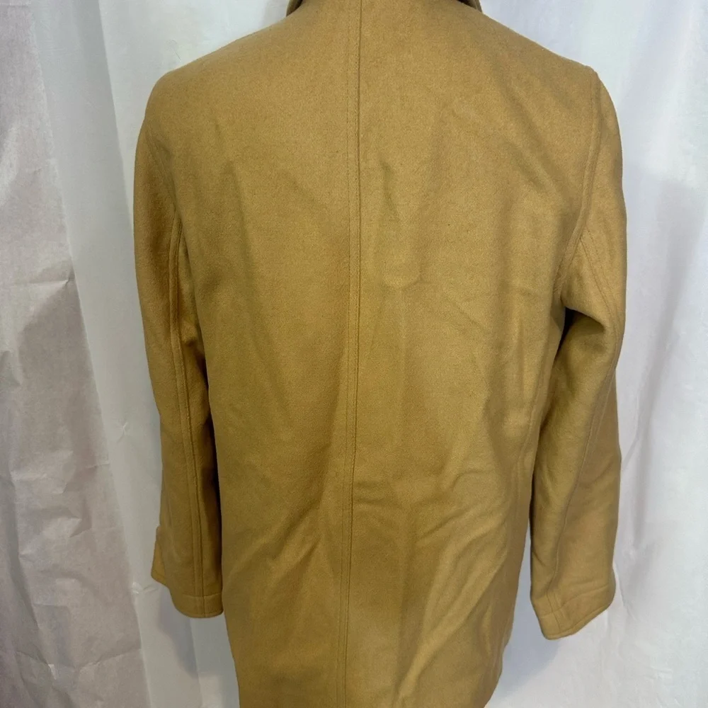 J. Crew Camel Double-Breasted Pea Coat
